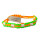 EM Keramik-Halsband Modell "Nelly" - verstellbar - grün-apfelsine 55-65 cm