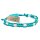 EM Keramik-Halsband Modell "Gobi" - verstellbar - petrol-helltürkis 25-35 cm