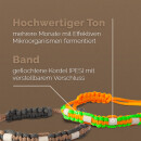 EM Keramik-Halsband Modell "Gobi" - verstellbar - petrol-helltürkis 35-45 cm