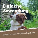 EM Keramik-Halsband - verstellbar - schwarz 55-65 cm