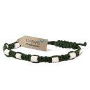 EM Keramik-Halsband - verstellbar - oliv 45-55 cm
