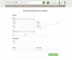 EM Kaufhaus Kundenkonto